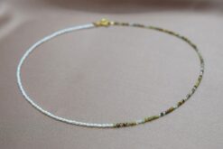 Necklace Pearl & Bloodstone