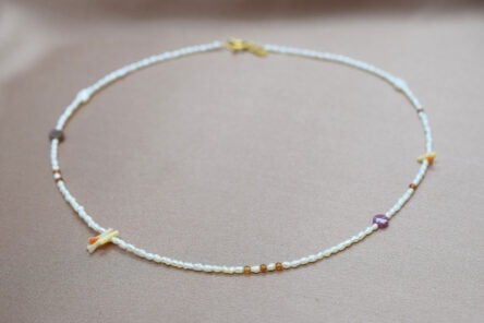 Necklace Pearl & Multistone