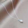 Necklace Tiny Pearl – Bild 3