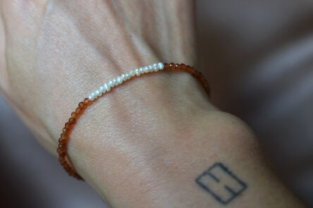 Alternative view of Bracelet Pearl & Citrine