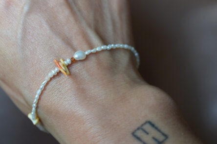 Alternative view of Bracelet Pearl & Multistone