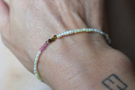 Alternative view of Bracelet Pearl & Multistone