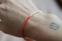 Alternative view of Bracelet Pearl & Red Coral