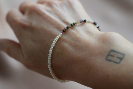 Alternative view of Bracelet Pearl & Turmaline