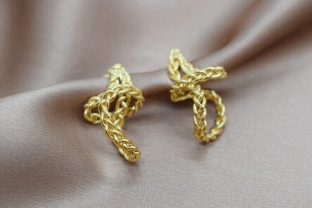Earrings Braided Wire