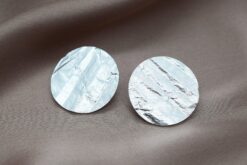 Alternative view of Earrings Pleated Disc