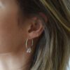 Hoops Pearl &  Rhodonite – Bild 3