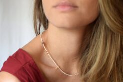 Alternative view of Necklace Pearl & Multistone