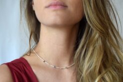 Alternative view of Necklace Pearl & Tourmaline