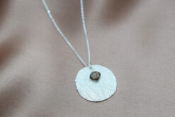 Alternative view of Necklace Sage With Smoky Quartz Gemstone