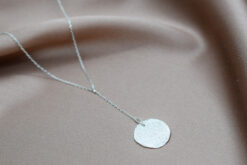 Alternative view of Y- Necklace With Sage Leaf Print