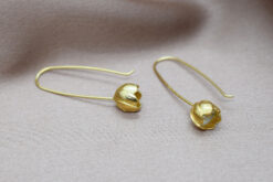 Earrings Brushed Flower