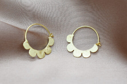 Earrings Flower Creole