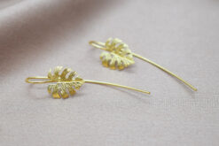 Earrings Monstera