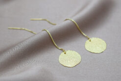 Earrings Sage Leaf Print