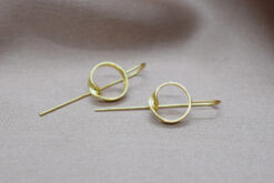 Earrings Twist Ring