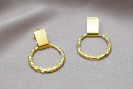 Earring Organic Circle