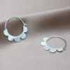 Earrings Flower Creole – Bild 4
