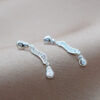 Earrings Long Zirconia – Bild 3
