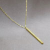 Necklace Brushed Long Stick – Bild 3