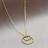 Necklace Hammered Doublering – Bild 2