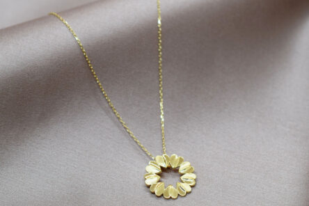Necklace Heart Circle