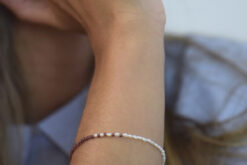 Alternative view of Bracelet Pearl & Garnet