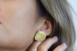 Alternative view of Earrings Gold Structure