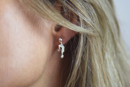 Alternative view of Earrings Elements with Zirconia