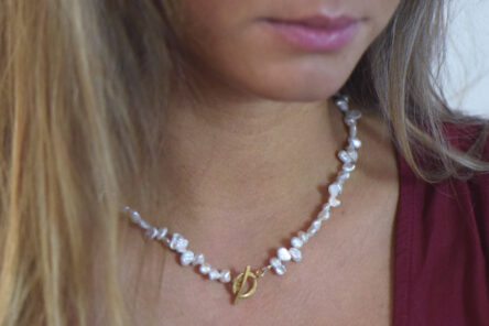 Alternative view of Necklace Cluster Pearl