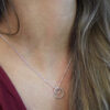Necklace Hammered Doublering – Bild 4