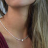 Necklace Pearl& Mint Beads – Bild 2