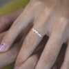 Ring Drop Leaves With Zirconia – Bild 2