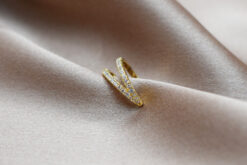 Earcuff Zirconia Double