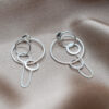 Earrings Circle Twist – Bild 3