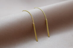 Earrings Tube Chain