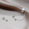 Earstuds Ball and Ear Cuff – Bild 4
