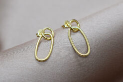 Earstuds Ovale Doublerings