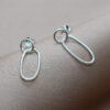 Earstuds Ovale Doublerings – Bild 3