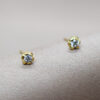 Earstuds Black or White Zirconia – Bild 5