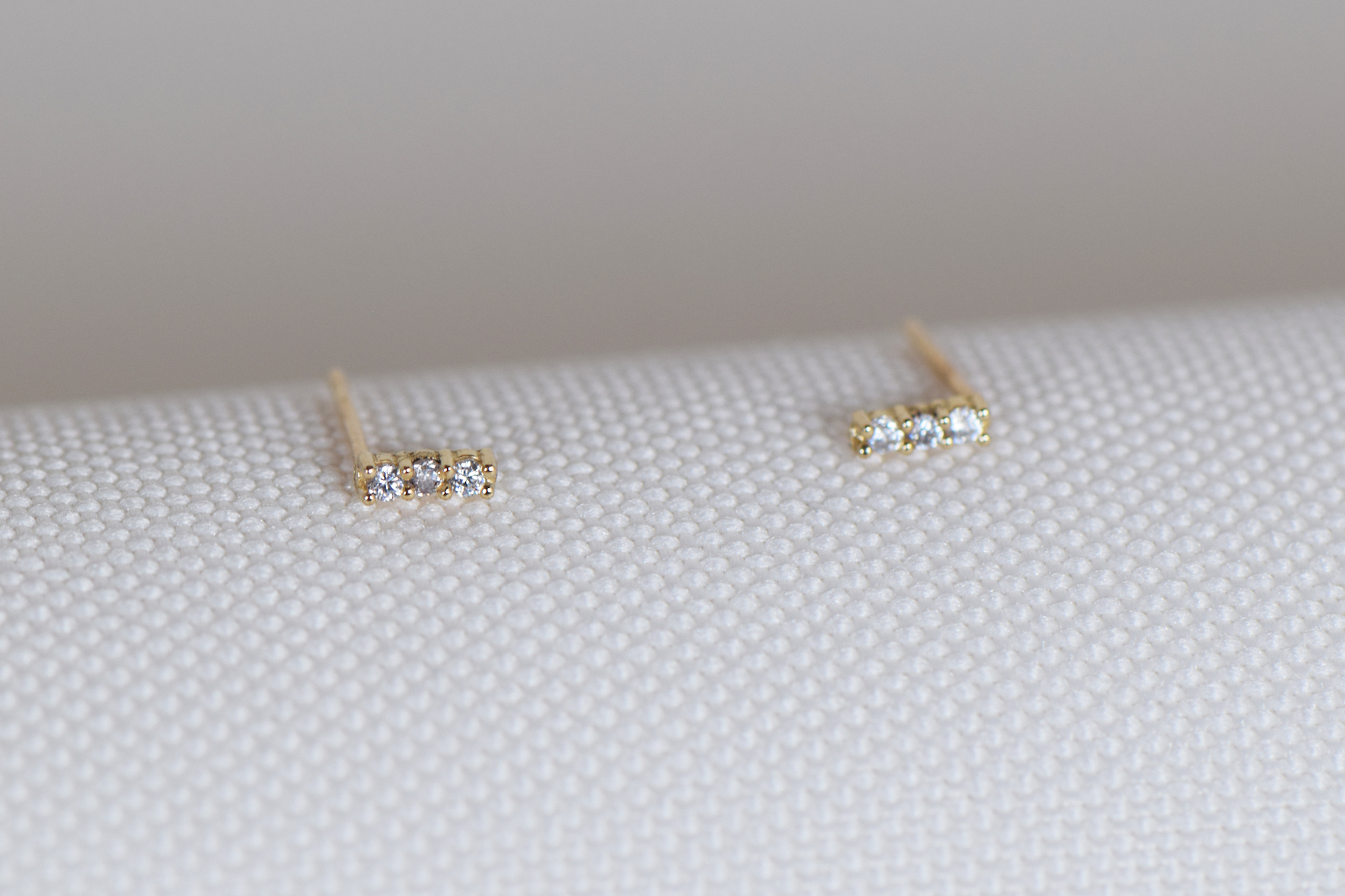Earstuds Cubic Zirconia Yellow Gold 9ct