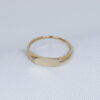 Ring Signet Yellow Gold 14ct – Bild 3