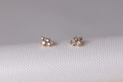 Earstuds Cluster Zirconia