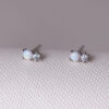 Earstuds Opal With Zirconia – Bild 4