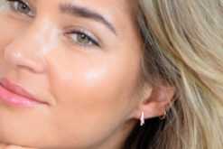 Alternative view of Hoops Marquise Zirconia