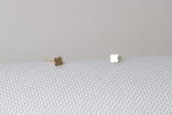 Earstuds Tiny Clover Yellow Gold 14 ct
