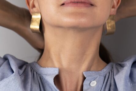 Alternative view of Earrings Brushed Waves