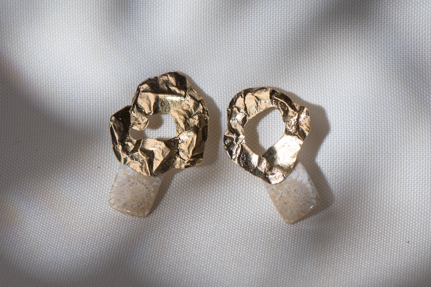 Earrings Capsule Fossil Coral