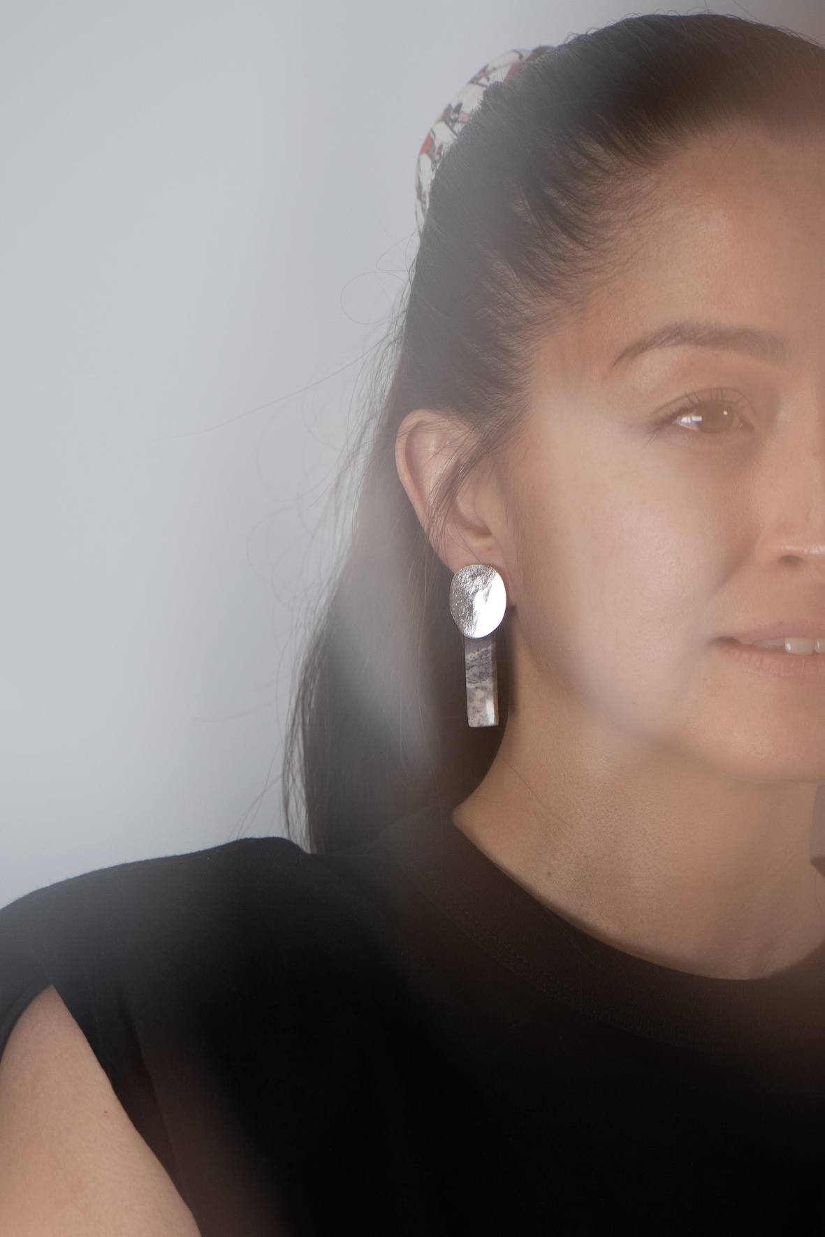 Earrings Jasper Long – Bild 2