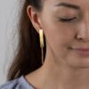 Earrings Long Brushed – Bild 2
